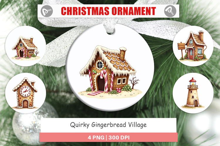 Christmas Ornament Sublimation Designs Image 4