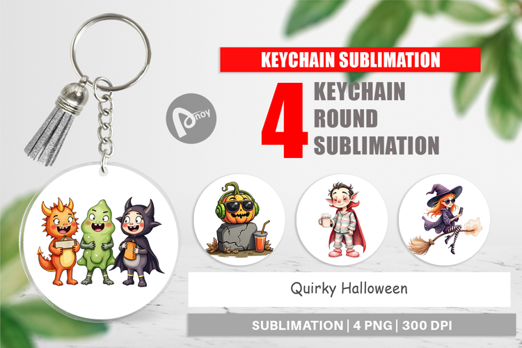 Keychain Quirky Halloween