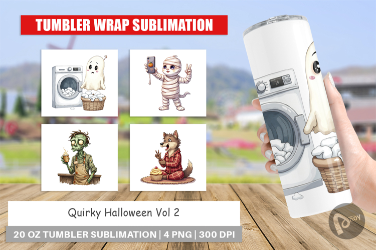 Halloween Tumbler Wrap Image 24