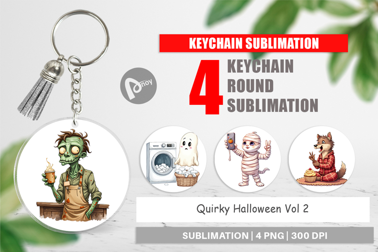Keychain Quirky Halloween