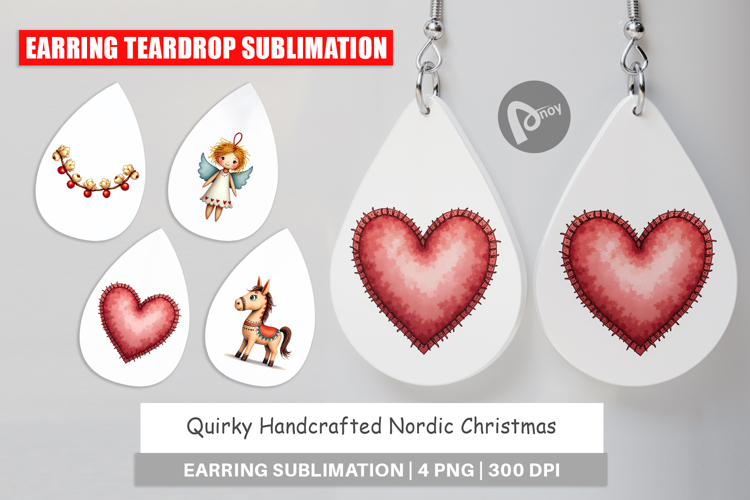 Nordic Christmas Earring