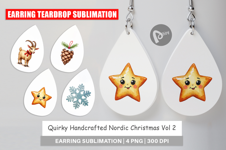 Nordic Christmas Earring