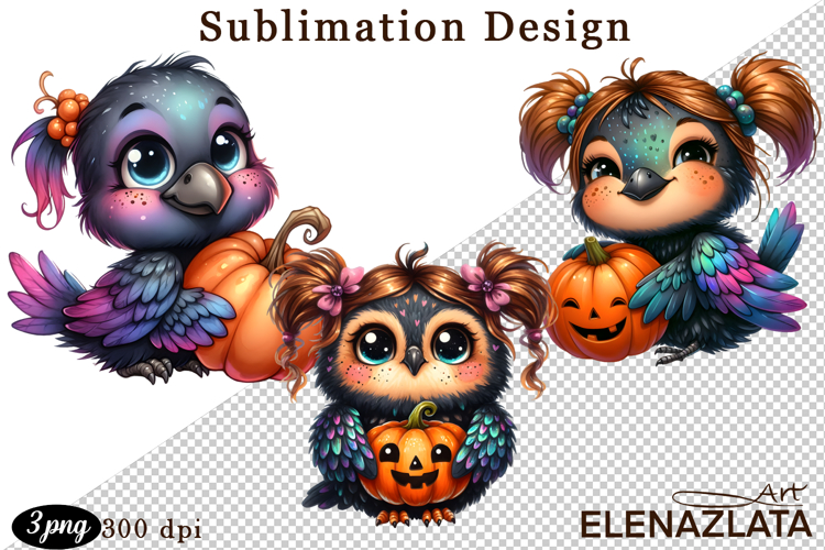 Quirky Monster Clipart PNG, Funny Spooky Creatures