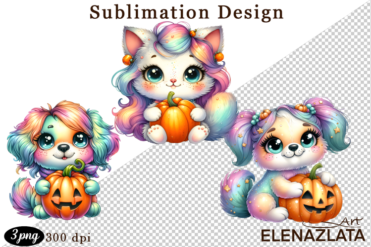 Quirky Monster Clipart PNG, Funny Spooky Creatures
