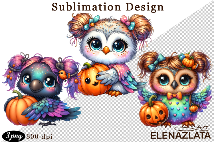 Quirky Monster Clipart PNG, Funny Spooky Creatures