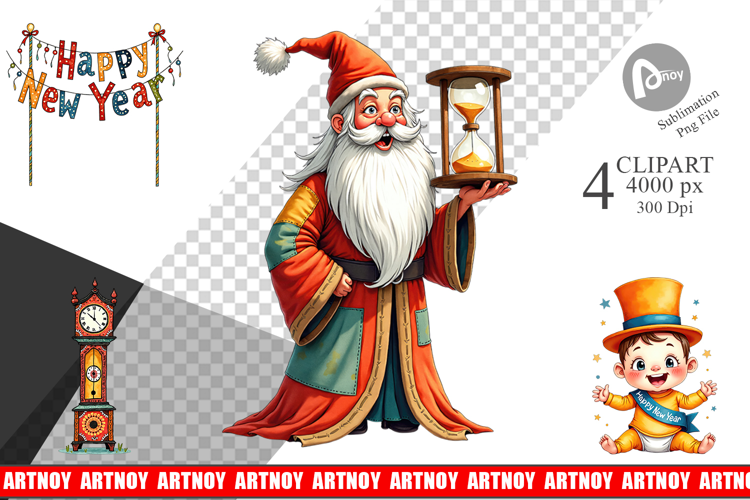New Year Celebration Clipart