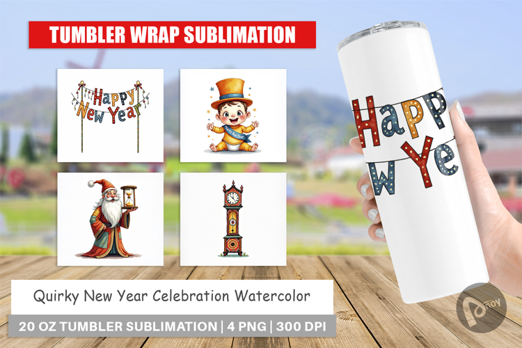New Year Celebration Tumbler