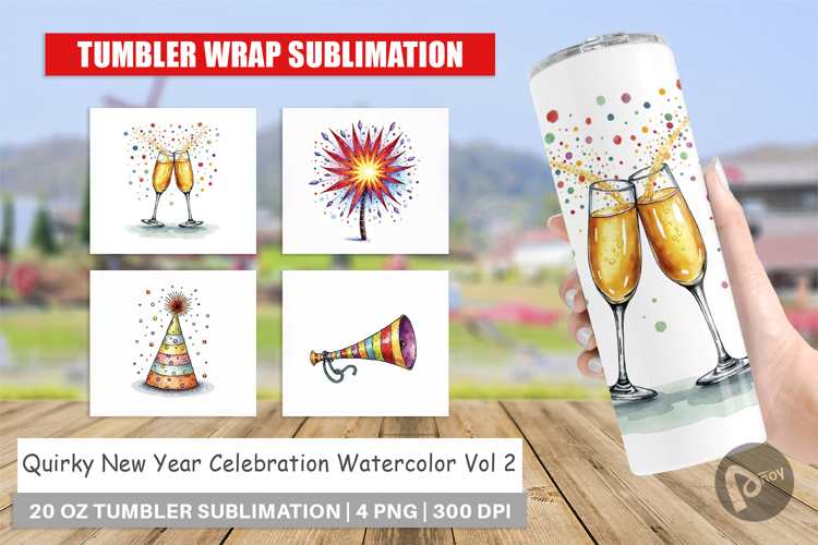 New Year Celebration Tumbler
