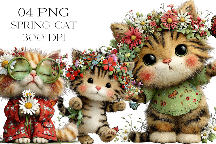 Cute Cat Clipart Image 10