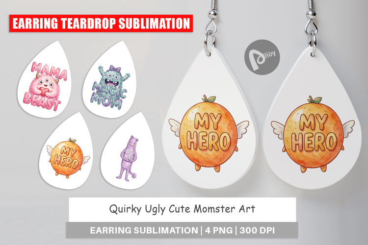 Quirky Momster Earring