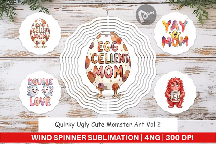 Quirky Momster Wind Spinner