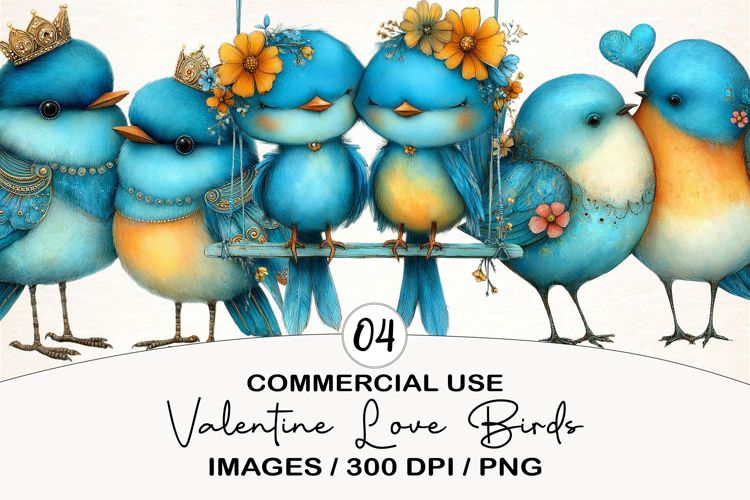 Love Birds Clipart Image 22