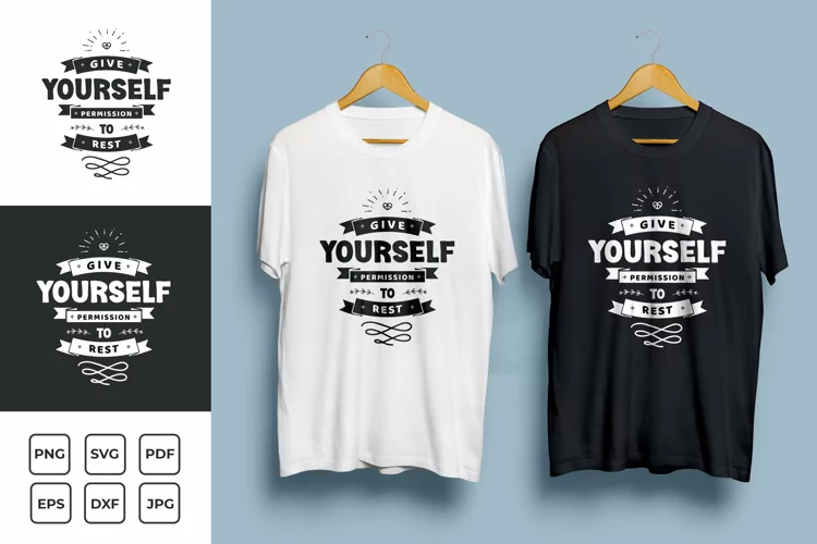 Quote Typography SVG T-shirt Design