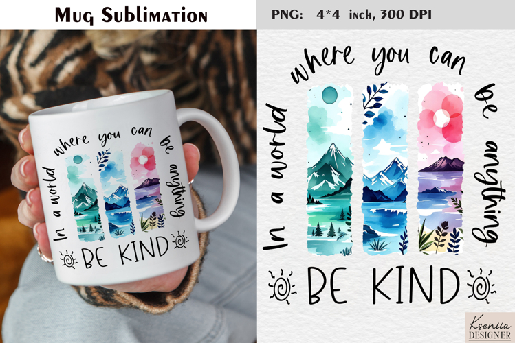 Self Love Vibes |Positive Quotes| Coffee Mug Sublimation example image 1