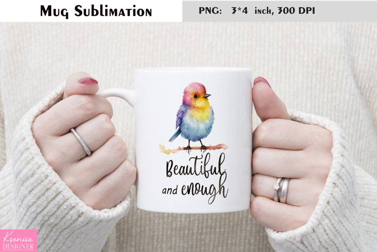 Motivational Quotes|Love Yourself |Mug Sublimation
