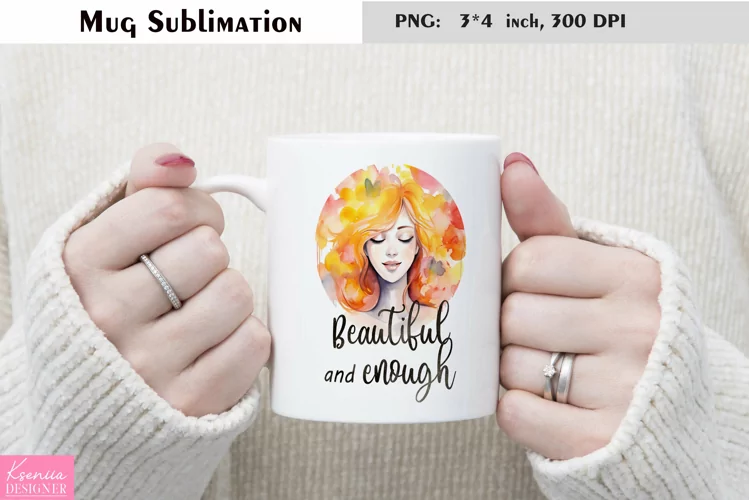 Motivational Quotes|Love Yourself |Mug Sublimation