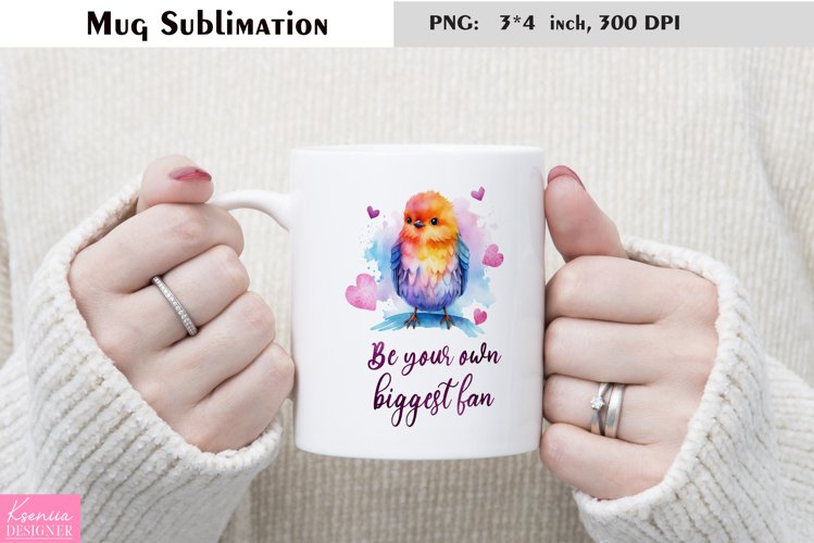 Motivational Quotes|Love Yourself |Mug Sublimation