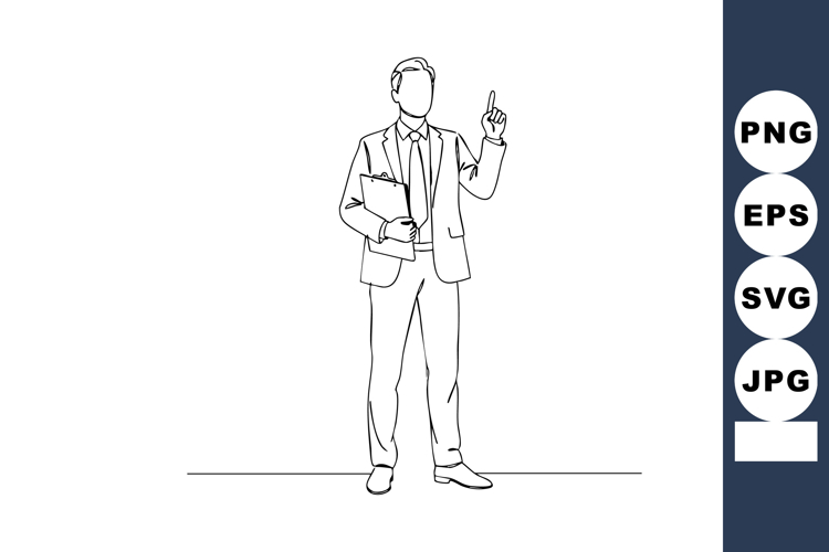 Businessman Clipart Image 7