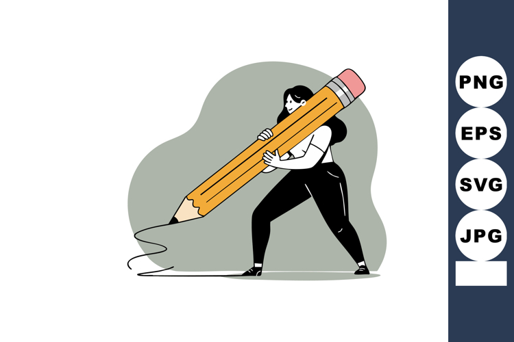 Woman Clipart Image 9