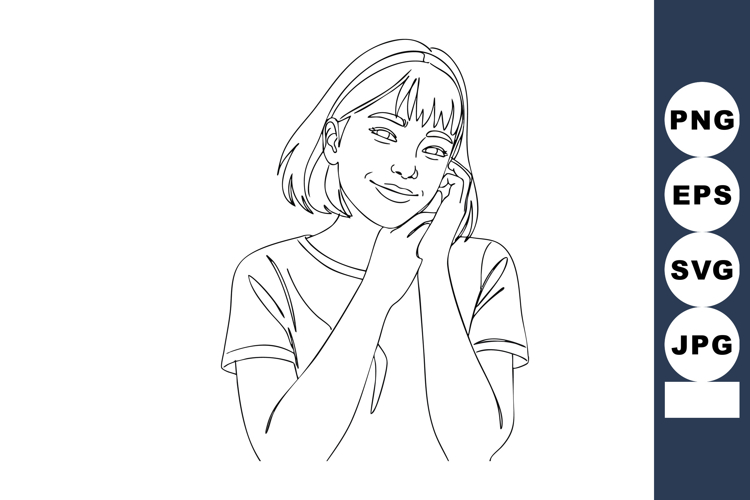 Woman Clipart Image 4