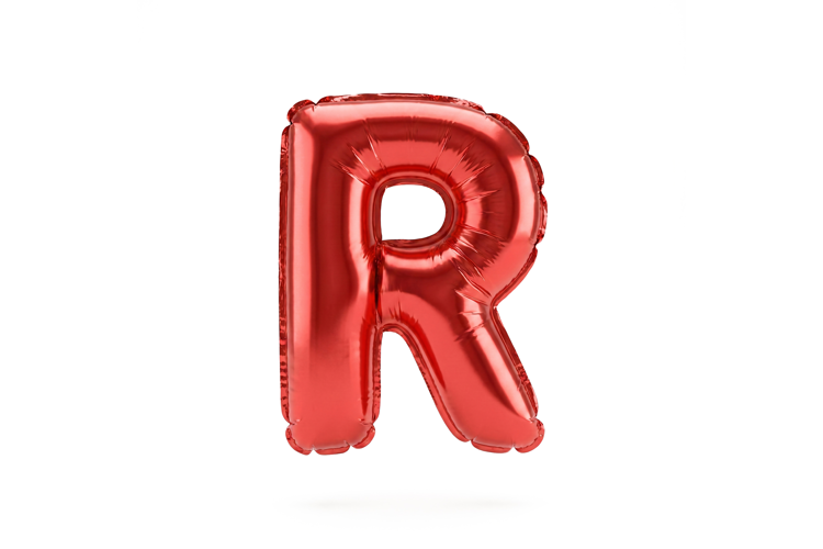 Red Metallic Letter S Foil Balloon Party Decoration