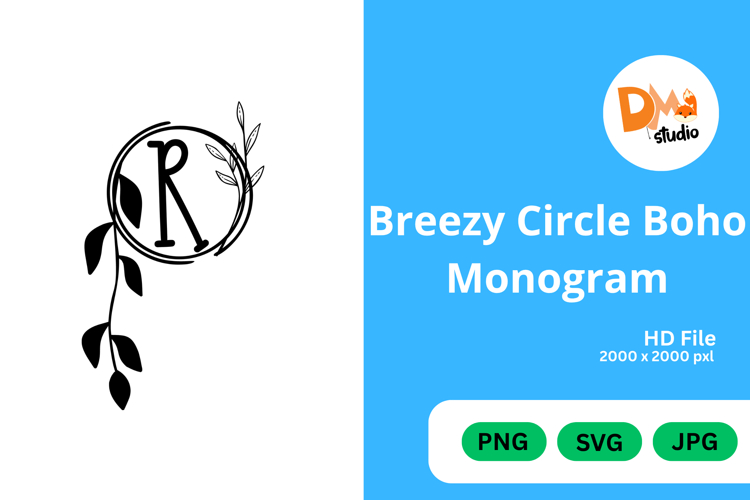 Cricut Monogram Svg Image 9
