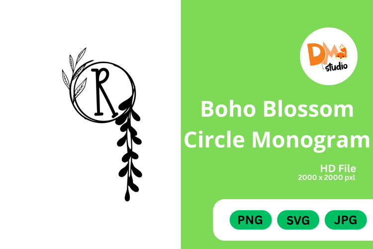 Boho Flower Clipart Image 17