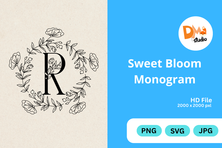 Wedding Monogram Svg Image 9