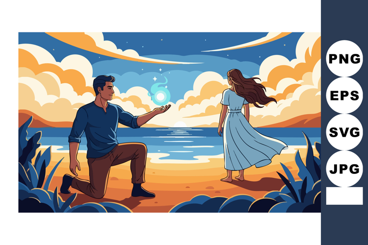 Sunset Clipart Image 7