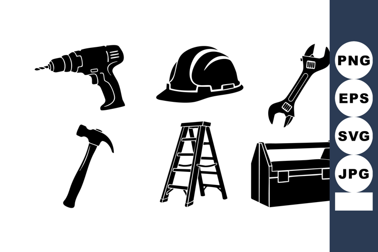 Construction Silhouette Image 21