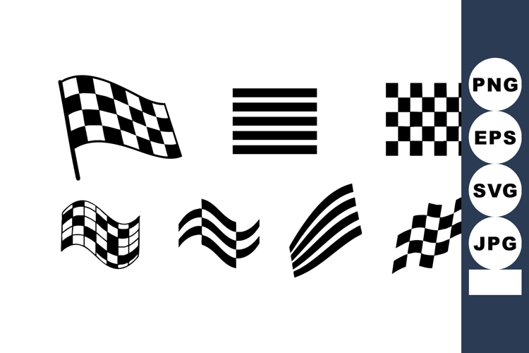 Checkered Flag Vector Image 5
