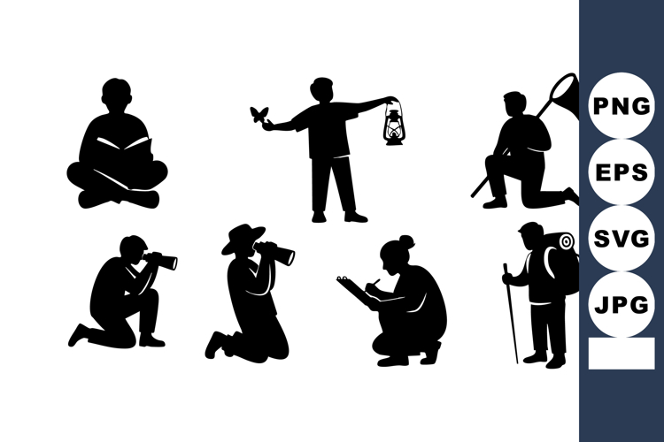 Hiking Silhouette Image 7