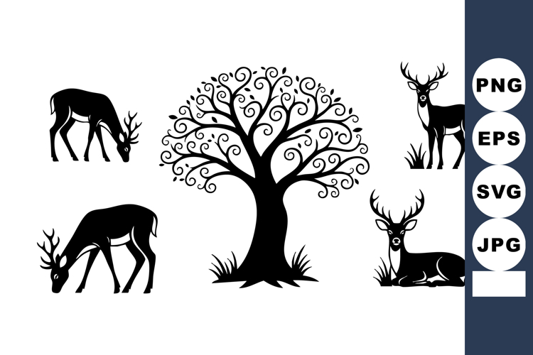 Tree Silhouette Vector Image 23