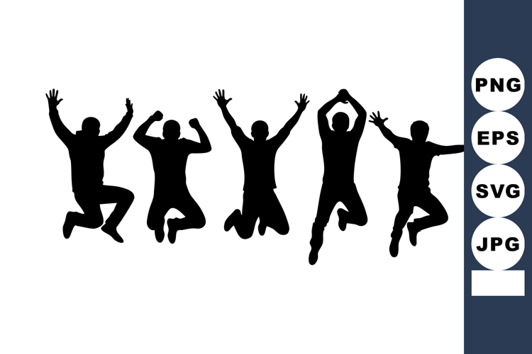 Jumping Silhouette Image 3