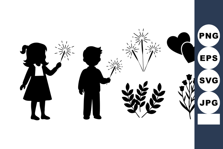 Party Silhouette Image 12