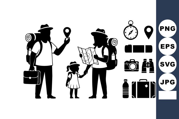 Hiking Illustration Image 13