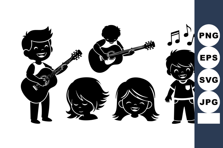 Child Playing Silhouette Image 15