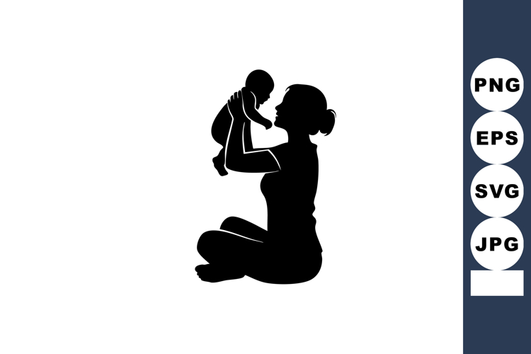 Child Playing Silhouette Image 3