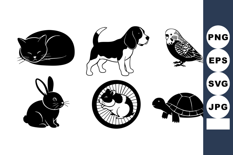 Black Cat Silhouettes Image 14