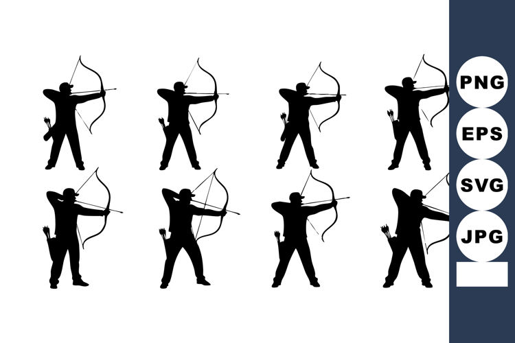 Bow And Arrow Silhouette Image 10
