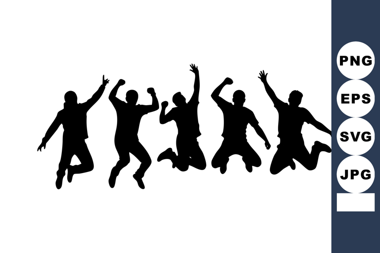 Jumping Silhouette Image 10