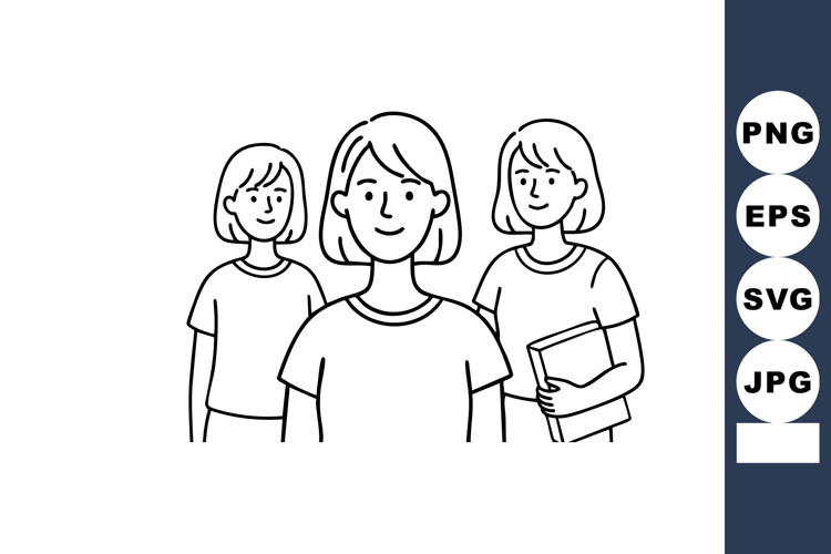 Women Clipart Image 22