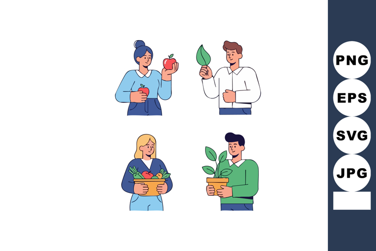 Vegetable Garden Clipart Image 4