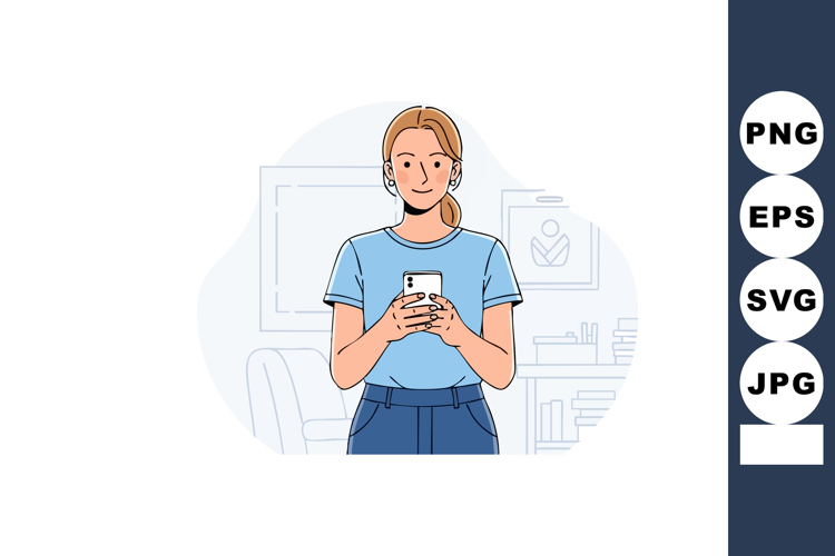 Smartphone Clipart Image 6
