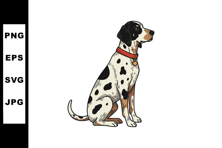 Dalmatian Clipart Image 5