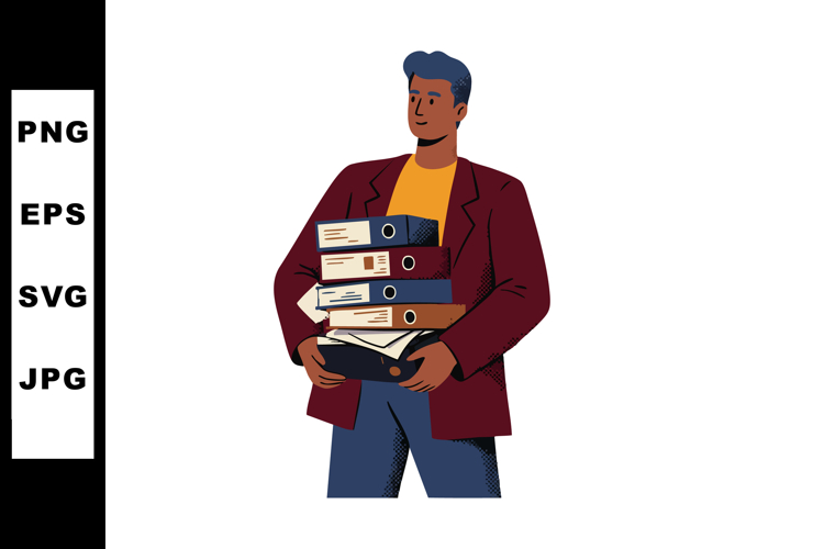 Binder Clipart Image 20