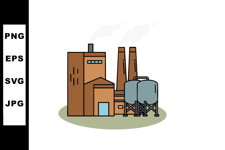 Factory Clipart Image 4