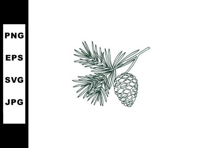 Pine Tree Vector Image 11