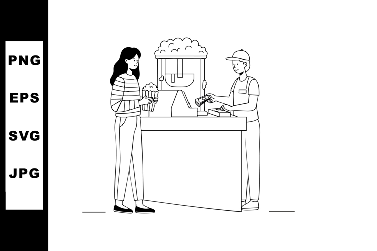 Popcorn Clipart Image 6
