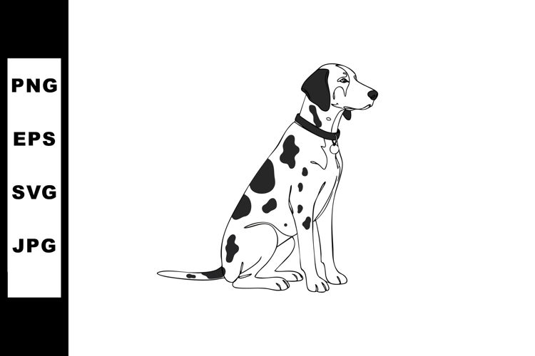 Dalmatian Clipart Image 2